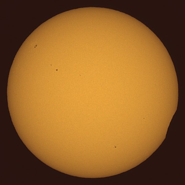 El Sol a las 17:37 UTC