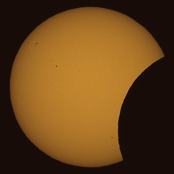 El Sol a las 17:52 UTC