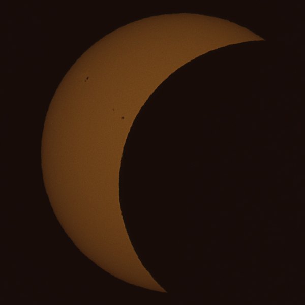El Sol a las 18:15 UTC